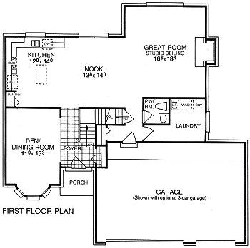 Akers Colonial First Floor Plan